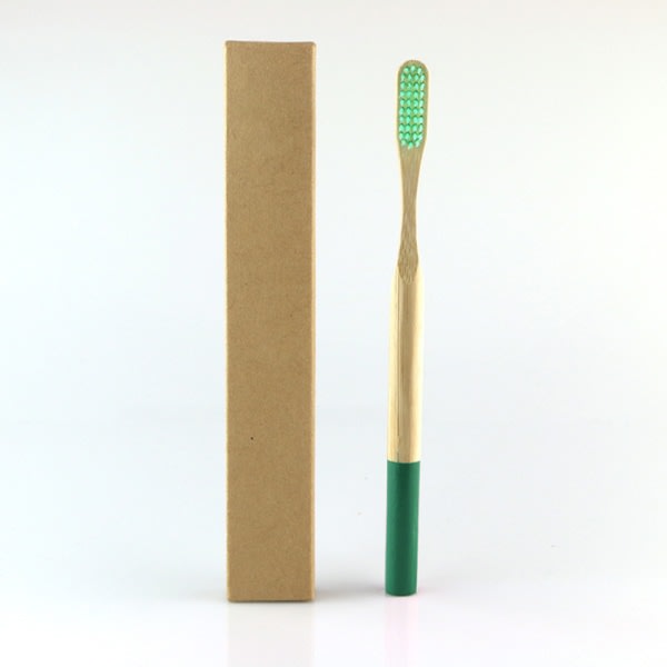 Low Carbon Wood Bamboo Toothbrush Hotel Guesthouse Kertakäyttöinen