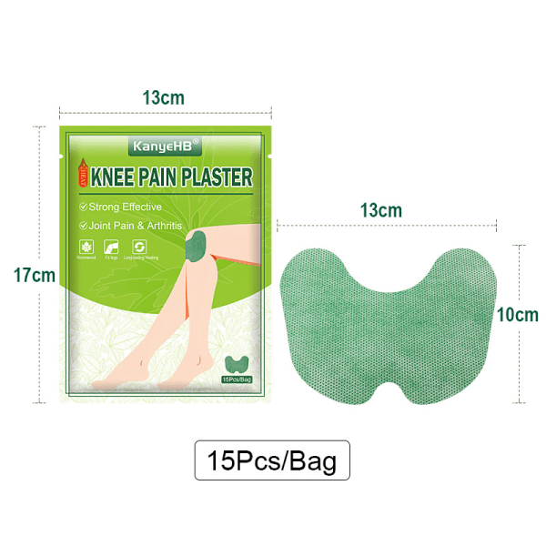 5-pakning Kneesmerteplaster (1 pakke/15 stk)