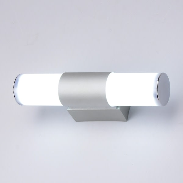 LED vegglampe baderomsspeil metallglass E14 lampe baderomsbelysningsarmatur