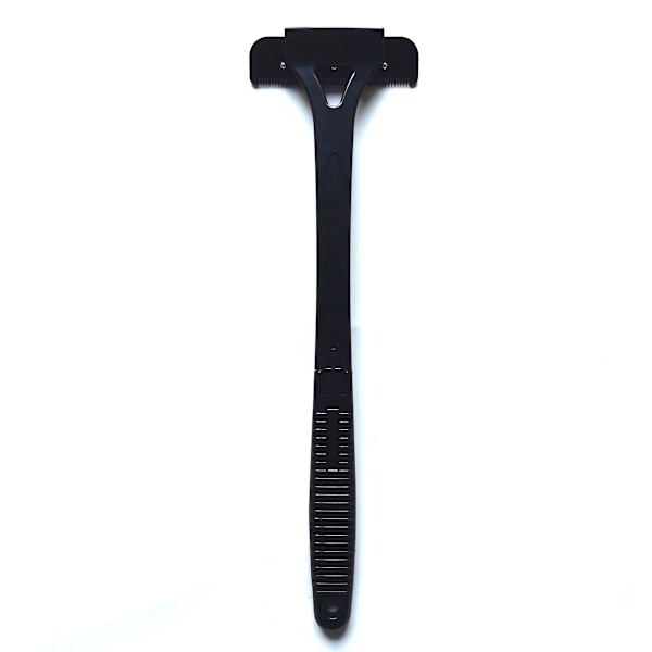 Long and Wide Back Hair Removal Razor Svart Sort