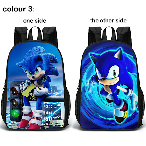 2024 Ny Dubbelsidig Sonic Ryggsäck 2