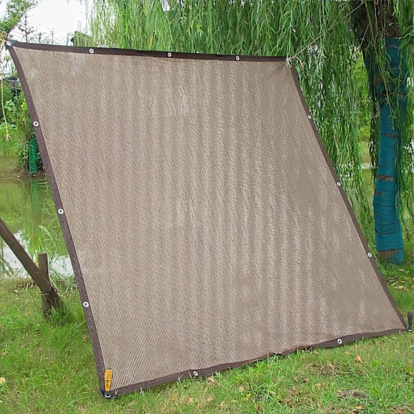 Nålfiltsolskydd UV-skydd solsegel, växthus vindskydd med repögla, utomhusskuggduk för växt/trädgård/bilskydd, 2x3 m