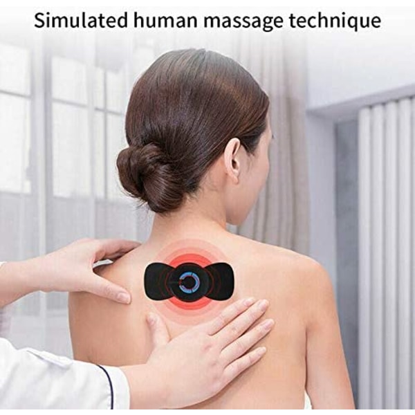 Massageapparater for nacke og rygg, bärbar mini elektrisk nakkemassage