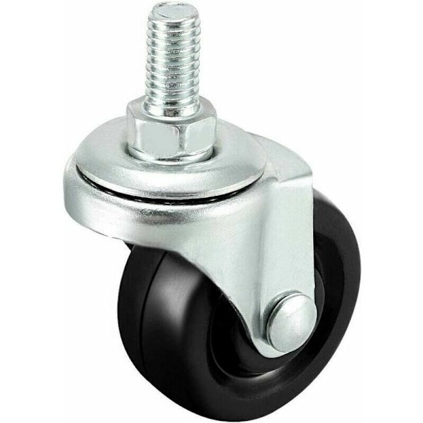4 kpl 40 mm kumiren pyöriä M8 kierteellä