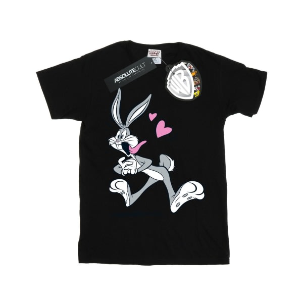 Looney Tunes Boys Bugs Bunny In Love T-shirt 5-6 år Svart 5-6 år