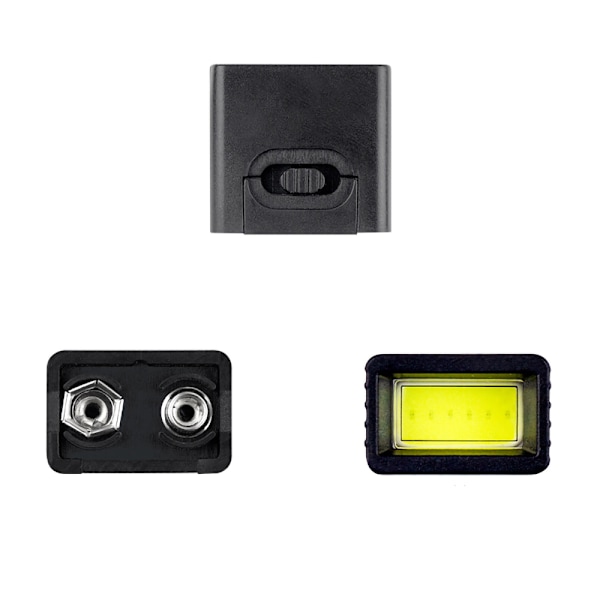 LED lommelygte 9 volt røgalarm batteri