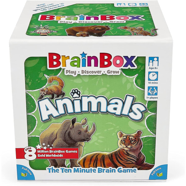 Brainbox Animals -korttipeli (päivitys 2022)