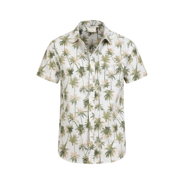 Mountain Warehouse Herre Hawaii kortermet skjorte XXS Hvit Hvit XXS