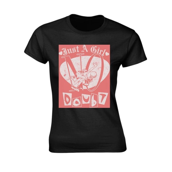 No Doubt Dame/Dame Jump Girl T-Shirt XL Svart Sort