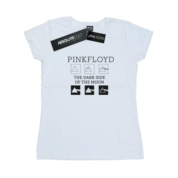 Pink Floyd naisten/naisten Pyramid Trio T-paita puuvillaa XXL Valkoinen Valkoinen XXL