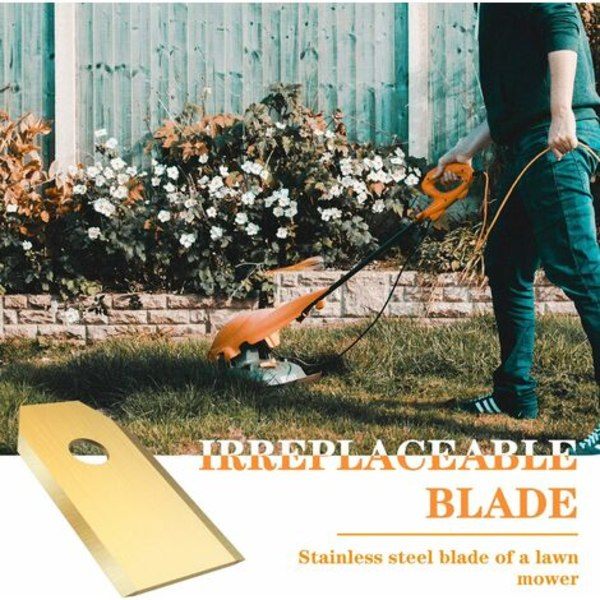 30 x titanbelagte knive til alle Husqvarna/Gardena/Yard Force/Automower robotplæneklippere, tunge (0,75 mm)