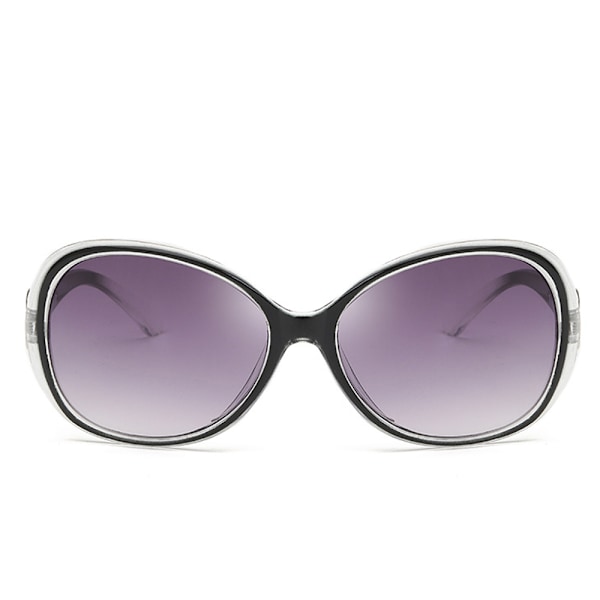 Dam Retro Oversize Solglasögon Bred Sköld Designer-XF3-