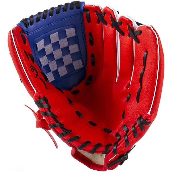 Baseballhandske Softbollshandskar med baseball PU-læder Justerbar og komfortabel, vuxen- og ungdomsstørrelser – højerhandskast-12,5 tum