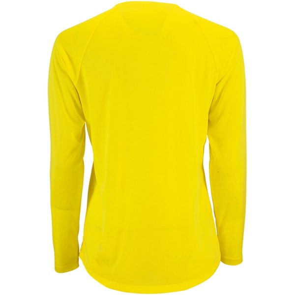 SOLS Dame/Dame Sporty Langærmet Performance T-shirt S Neo Neon Yellow S