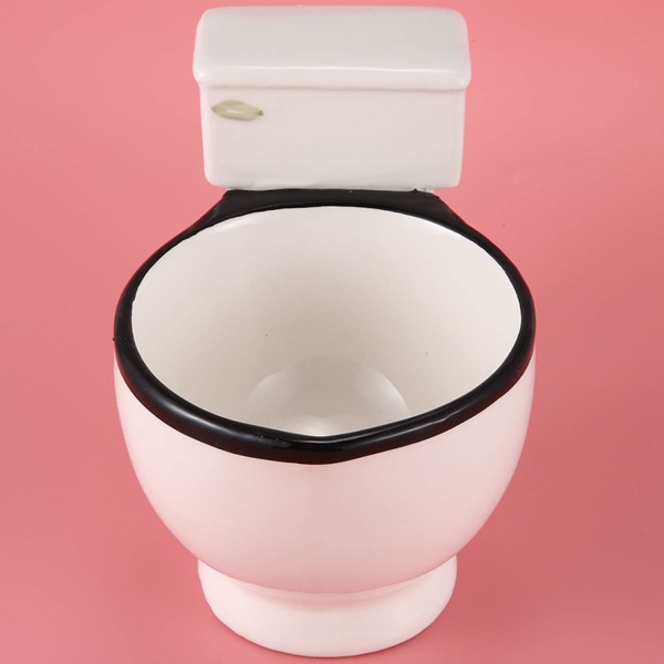 Novelty toilet keramisk krus med hank 260ml kaffe te mælkeis