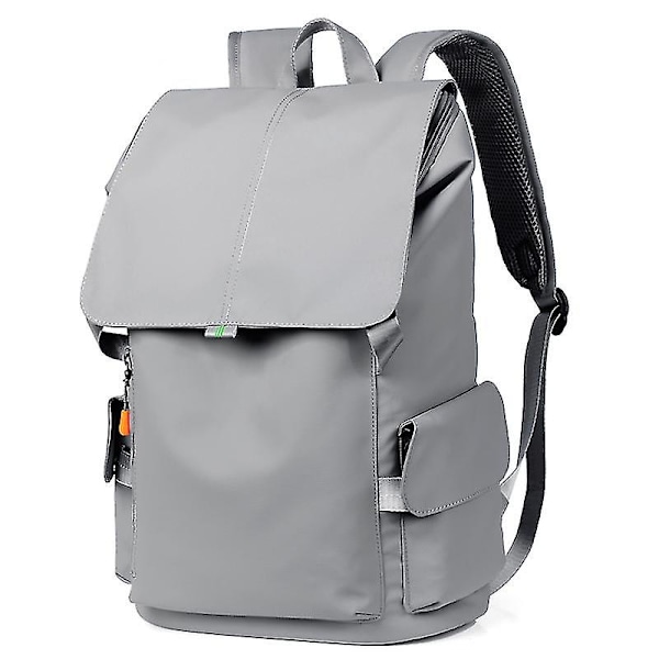 Weixier B669 Vandtæt 14-tommer Laptop Rygsæk Anti-tyveri Skuldertaske Med Usb-grænseflade - Sort Light Grey