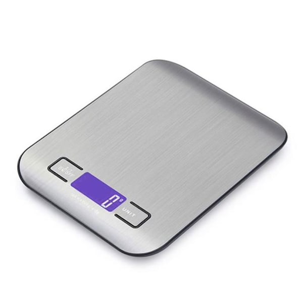 Kitchen Scale, Pocket Scale, Stainless Steel, 1g-5kg 290
