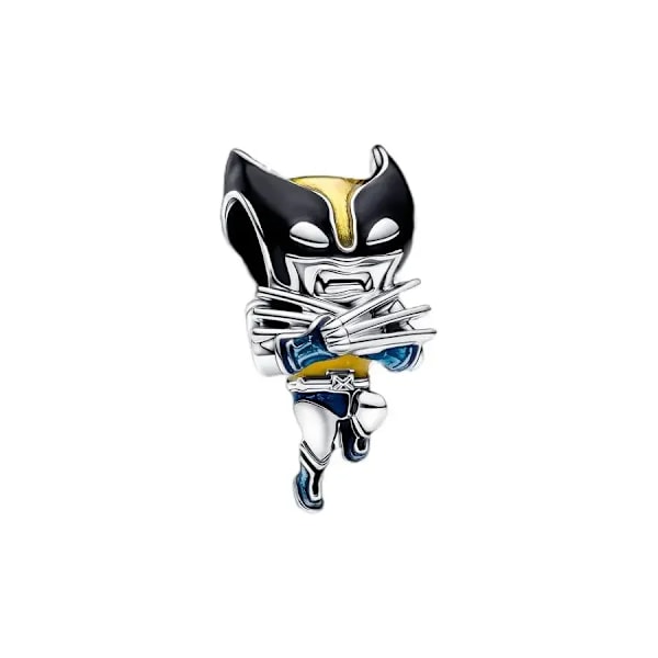 Disney 925 Sterling Silver Spindel Super Man Charm Bead Passar Original Pandora DIY Marvel Armband Kvinnors Hängande Smycken Gi Gi Gi Gis Stylinga Fluorescent Green