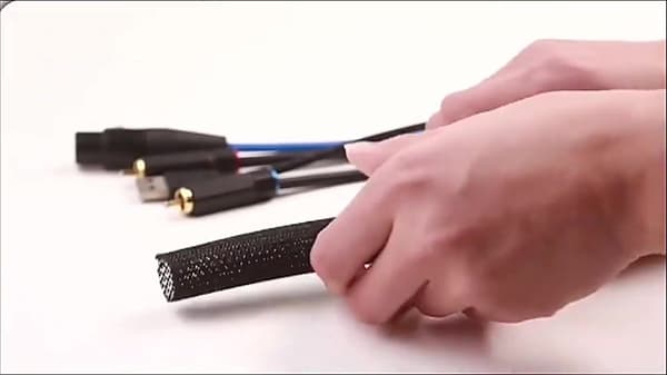 Kabelorganisatorsæt Velcro Selvlukkende Kabelstrømpe 3m 14 mm til Computer Bil Skrivebord