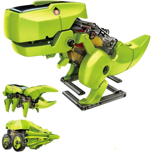 3 in 1 opettavaiset aurinkorobottilelut, aurinkodinosaurusrobottisarja
