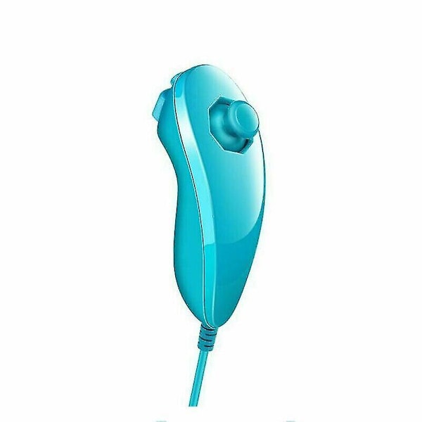 Wii U trådløs fjernkontroll Innebygd høyttaler 2-i-1 Wii Remote kompatibel Blue white