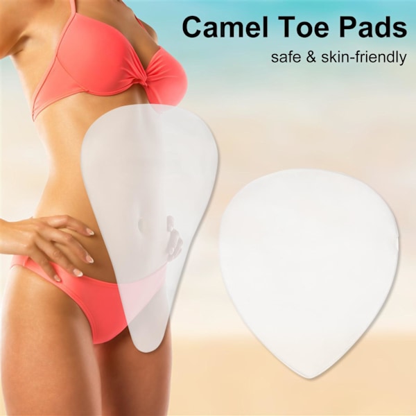 Silikon Camel Toe Concealer Genanvendelig Sporløs Usynlig Pad Ad Transparent L