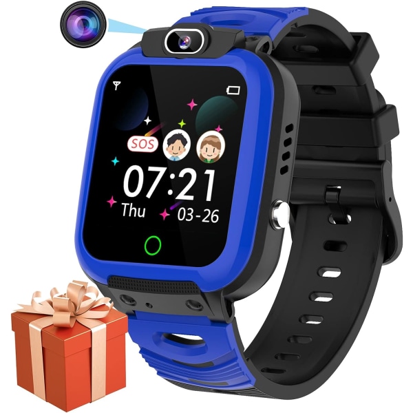 Kids Mobile Smart Watch för pojkar och flickor, Kids Smart Watch wit