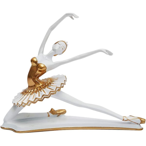 Statue Dancer Dekorativ statue Kvinne harpiks skulptur yoga kunst