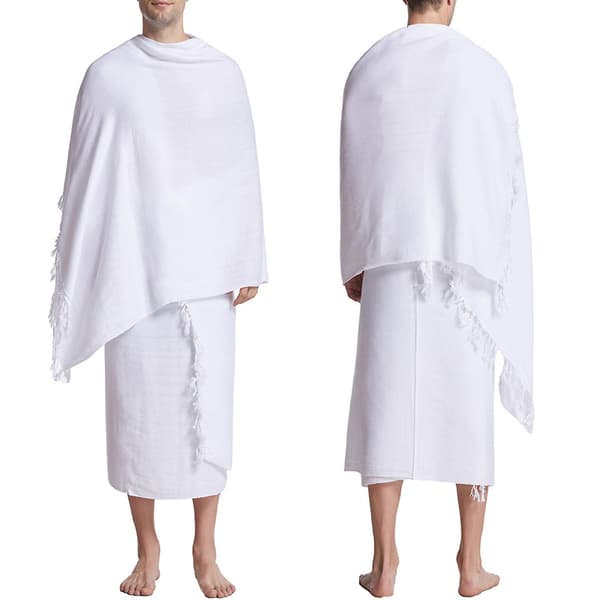 Ihram Ehram Ahram til Mænd til Hajj og Umrah - 2 Håndklæder-FF-
