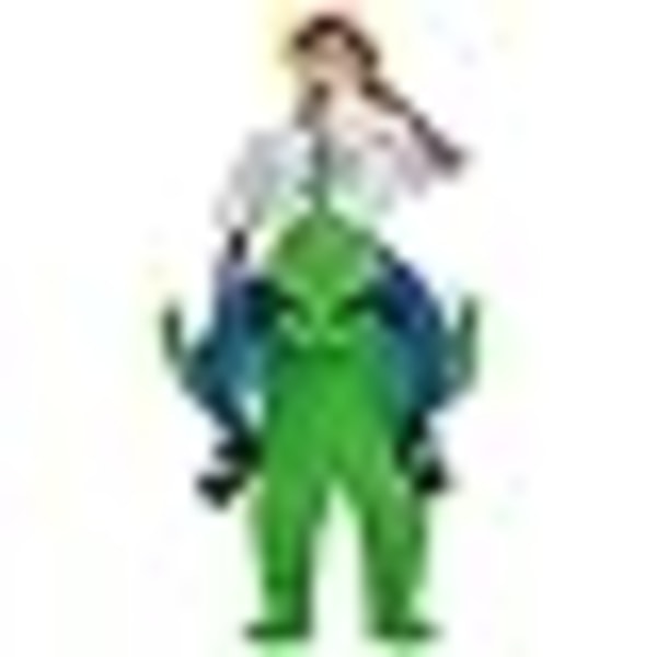 Inflatable alien costume for children, size 110 to 140 cm, highly durable polyester, comfortable to wear