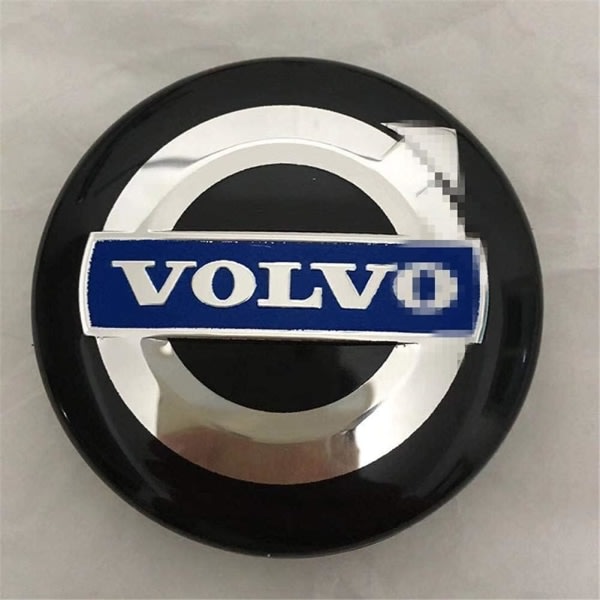 4 delar 60 mm Auto Center Caps Navkapslar för Volvo S40 S60L S80L X