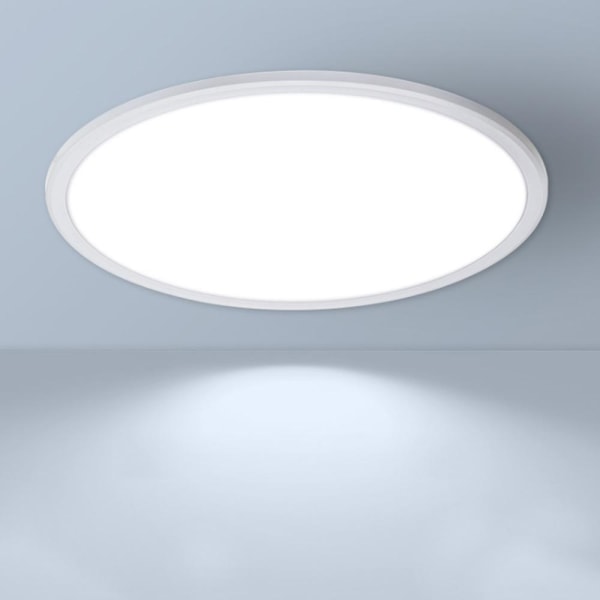 18W dagsljus vit LED infälld taklampa Modern rund