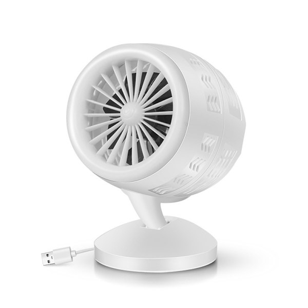 350W USB-käyttöinen tila-lämmitin Kannettava tuuletin Nopea lämmitys Termostaatti Koti White