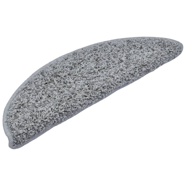 vidaXL Trappematter 15 stk. grå 56x17x3 cm-XF3-