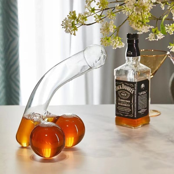 550ml Unik Sjov Karaffel Alkohol Display Smart Hurtig Vinlufter Til Hjemmekøkkenet 650ml