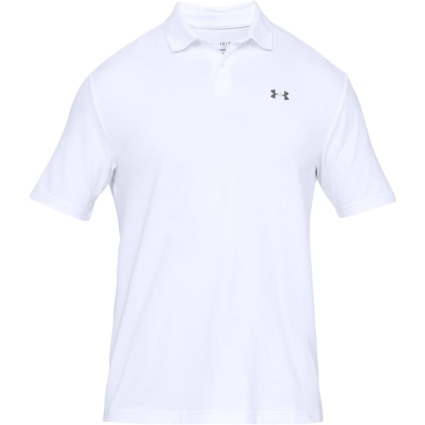 Under Armour Mens Performance 2.0 Polo XL valkoinen/harmaa XL