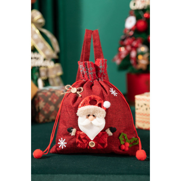 Jul Store muleposer Købmandstasker Genanvendelig gavepose