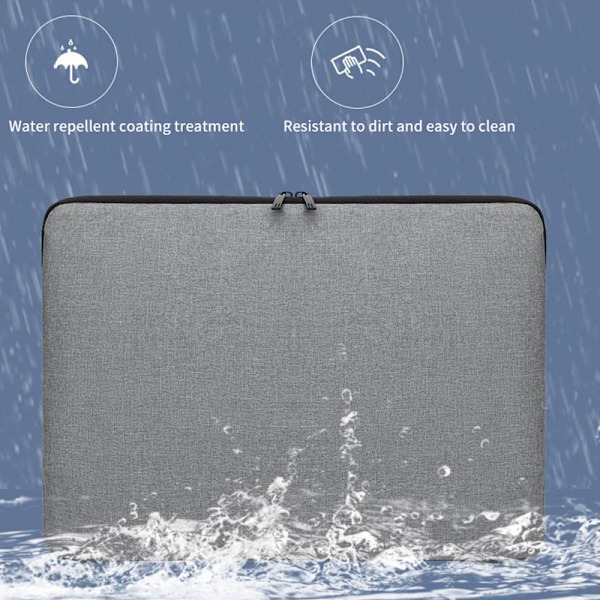 Vanntett laptopveske 11 12 13 14 15 15.6 Tommer Fransk Grå French grey French grey 14 inches