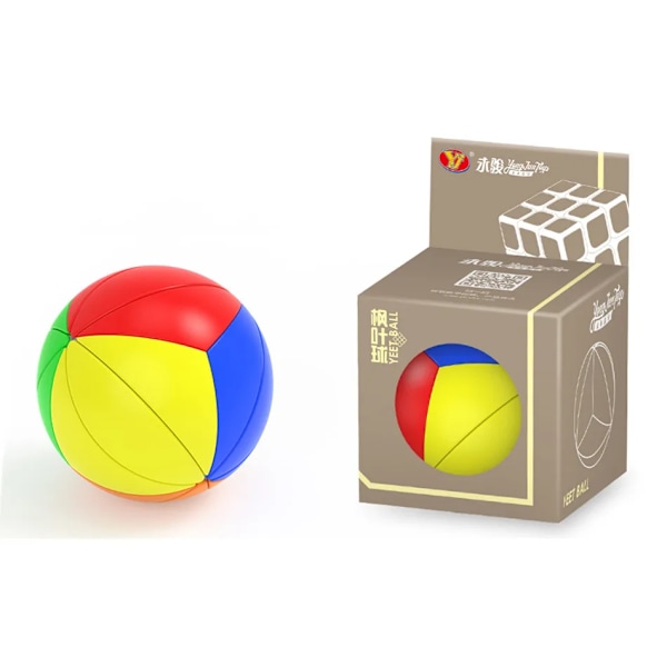 YJ Yeet Ball Cube 3D magisk kube hastighetsinlärning pedagogisk leksak för barn Anti Stress Rund form Neo cubo magico Stickerless