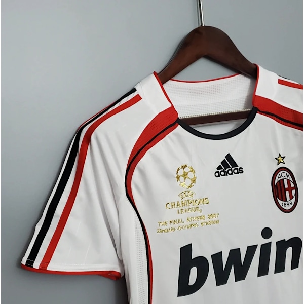 AC MILAN 2007 CHAMPIONS LEAGUE FINAL Retro Fodboldtrøje til Herrer, S-2XL S