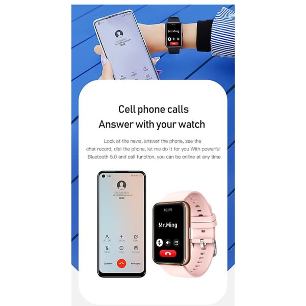 Til Xiaomi Huawei Sports Smartwatch Mænd Smart Watch Bluetooth Ring Fitness Smart Watch Udendørs Vandtæt Smart Watch Man