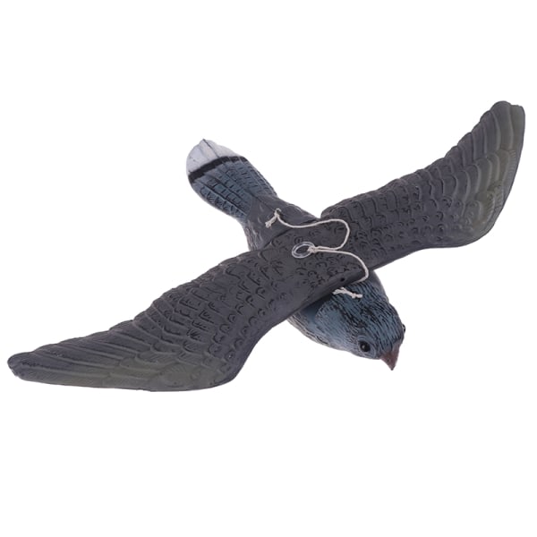 Realistisk flygende fågel Hawk Pigeon Decoy Pest Control Garden Sca