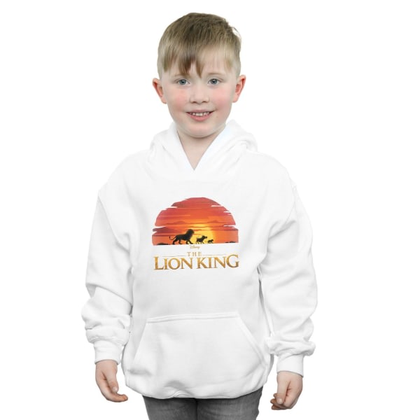 Disney Boys The Lion King Movie Sunset logo hettegenser 12-13 år Hvit 12-13 år