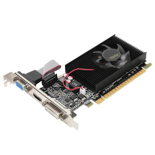 GT730 2GB Grafikkort Stasjonær datatilbehør 64bit DDR3 Display Interface Adapter 0.4