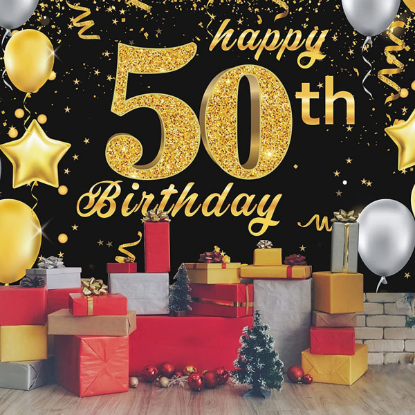 50 vuoden syntymäpäivän koristelu – 50 miehen ja naisen syntymäpäivä