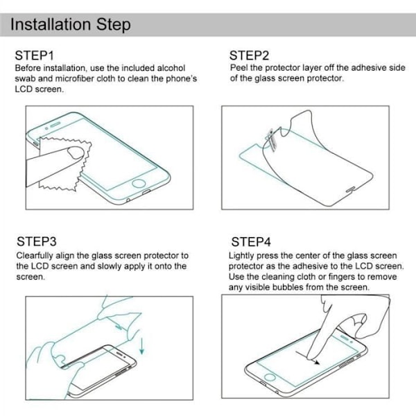 2-pakning 2 stk. for Samsung Galaxy Tab A 10.1 (2016) SM-T580 T585 Herdet GLASS Skjermbeskytter Glass Knusesikker Støtsikker