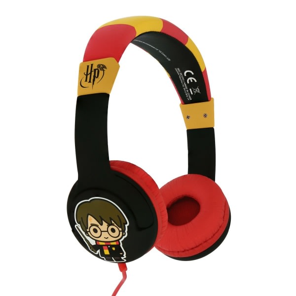 Harry Potter Child/Kids Chibi On-Ear-hodetelefoner One Size Re Rød/Gul/Sort One Size