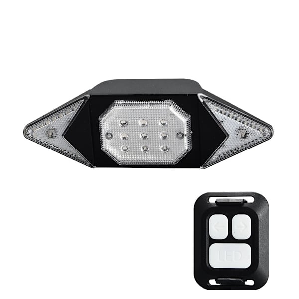 (sort) Cykelbaglygte Blinklys Blinker B-FF-