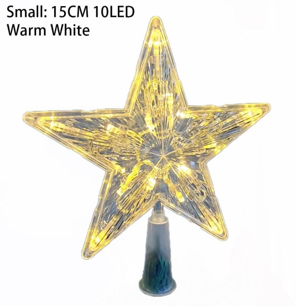 1:a heinäkuuta LED-ljus Femuddig stjärna LITEN-VARM VIT