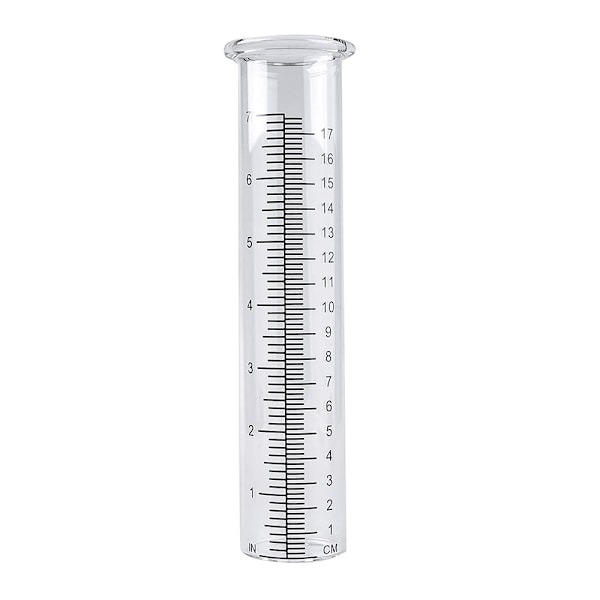 2 stk. Regnmåler Regnmåler Værktøj Glasrør 21cm/ 8inch